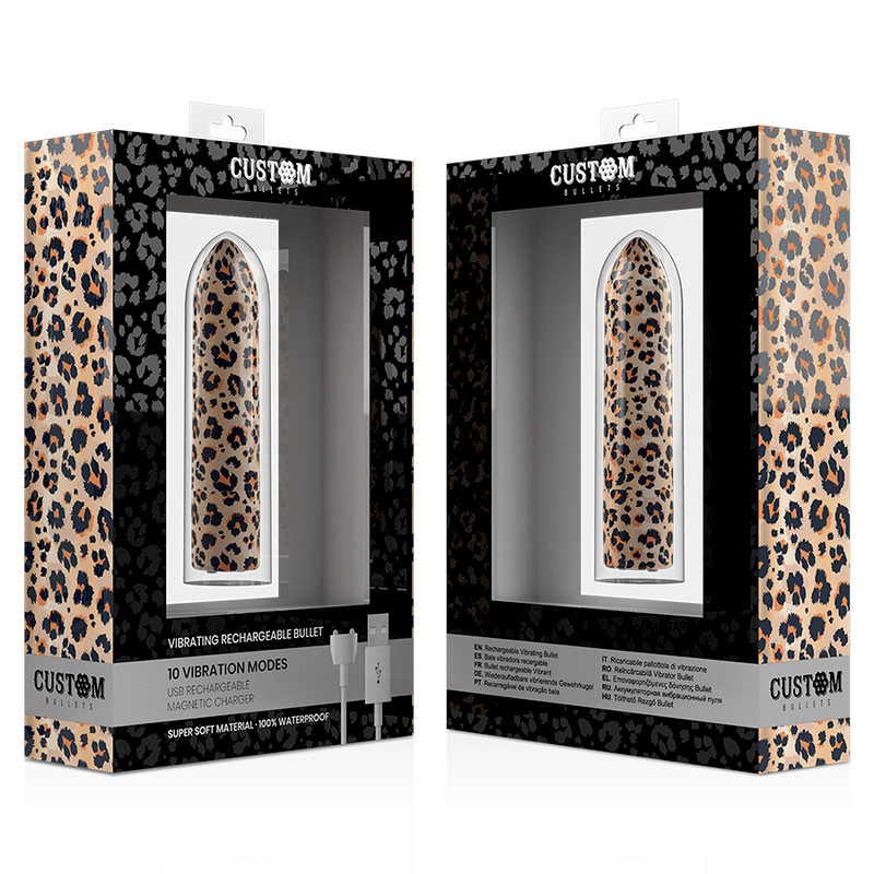 CUSTOM BULLETS – RECHARGEABLE LEOPARD 10 INTENSITIES