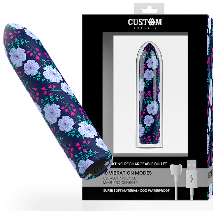CUSTOM BULLETS – PERSONNALISÉS RECHARGEABLE PRINTEMPS 10 INTENSITIES