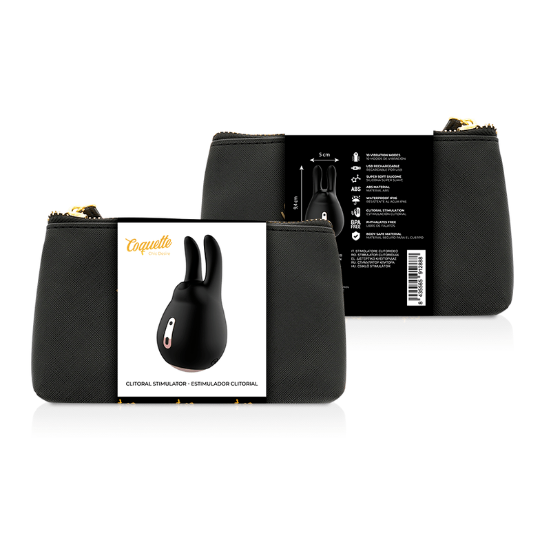 COQUETTE CHIC DESIRE – STIMULATEUR CLITORIAL NOIR / OR