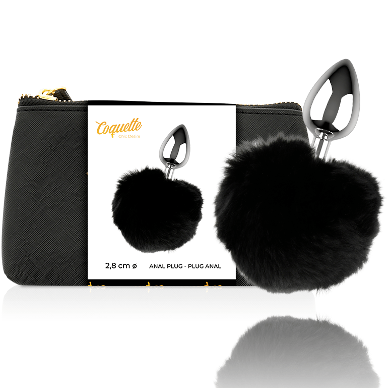 COQUETTE CHIC DESIRE – PLUG ANAL METAL TAILLE L 2.8 X 4.1 CM