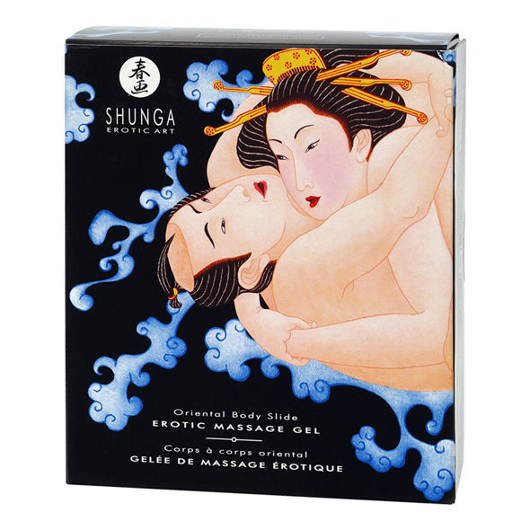 SHUNGA – GEL DE MASSAGE ÉROTIQUE ORIENTAL CORPS À CORPS AUX FRUITS EXOTIQUES