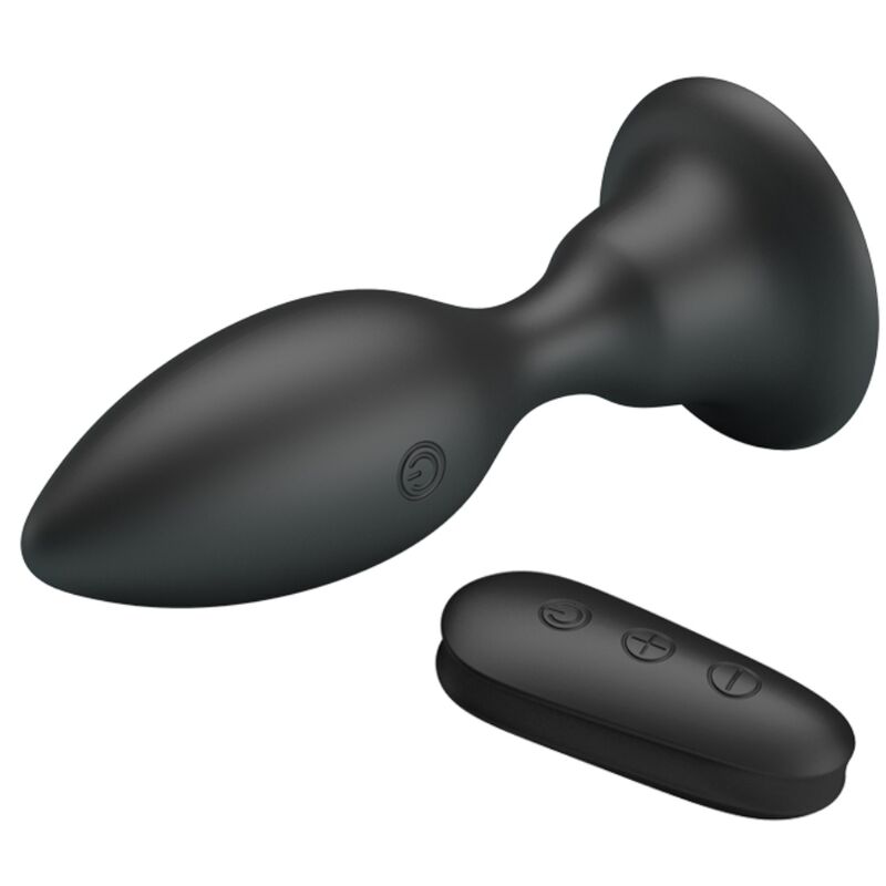MR PLAY – PLUG ANAL AVEC TÉLÉCOMMANDE VIBRATION NOIRE