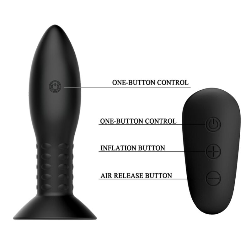 MR PLAY – PLUG AVEC TÉLÉCOMMANDE  BILLES TOURNANTES NOIRES
