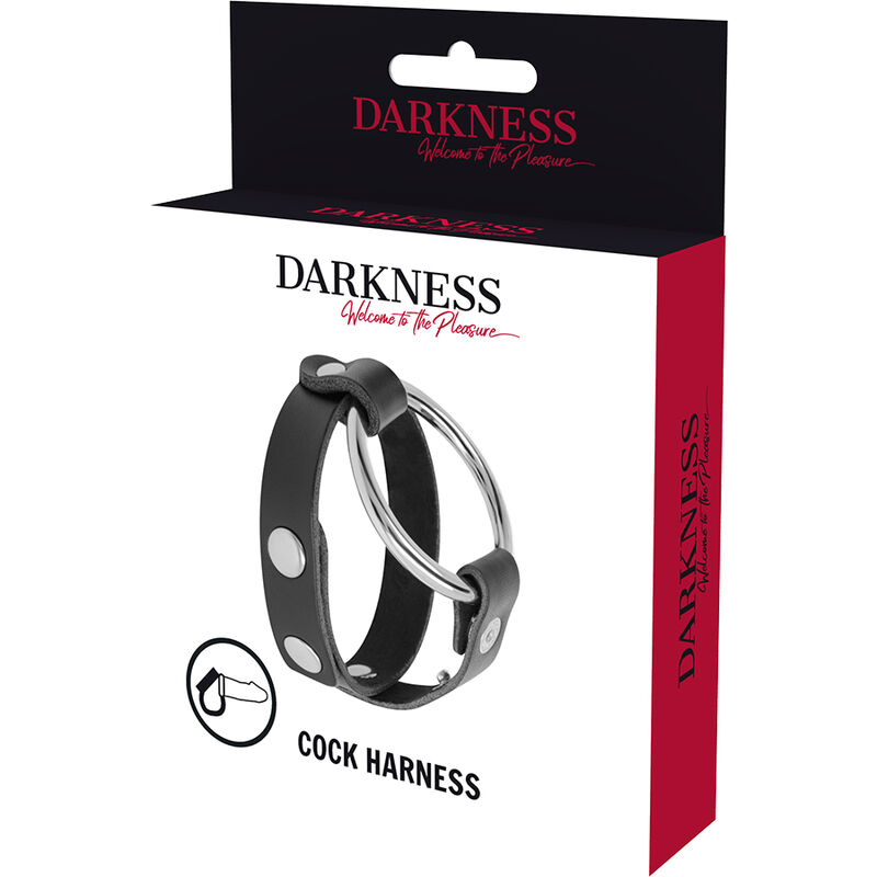 DARKNESS – ANNEAU DE BITE ET TESTICULE BDSM