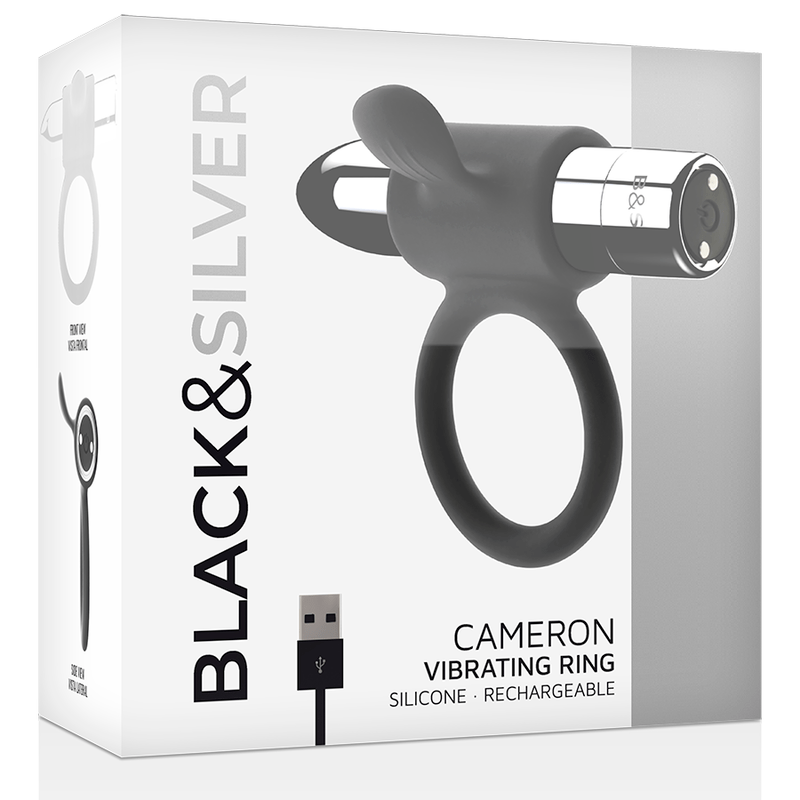 BLACKSILVER – BAGUE RECHARGEABLE CAMERON ARGENT