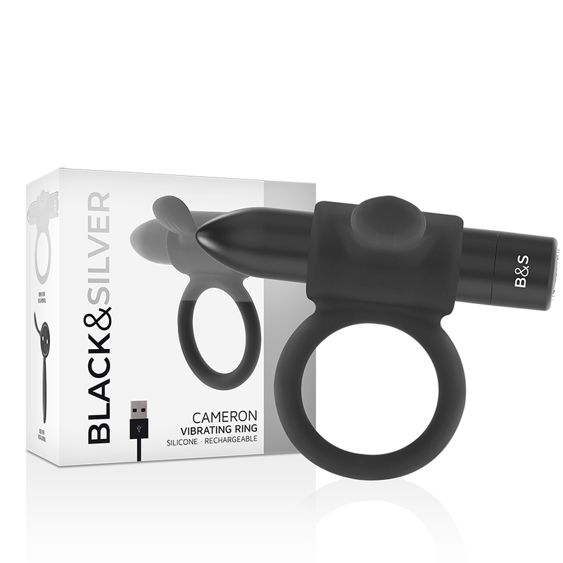 BLACKSILVER – BAGUE RECHARGEABLE CAMERON NOIR