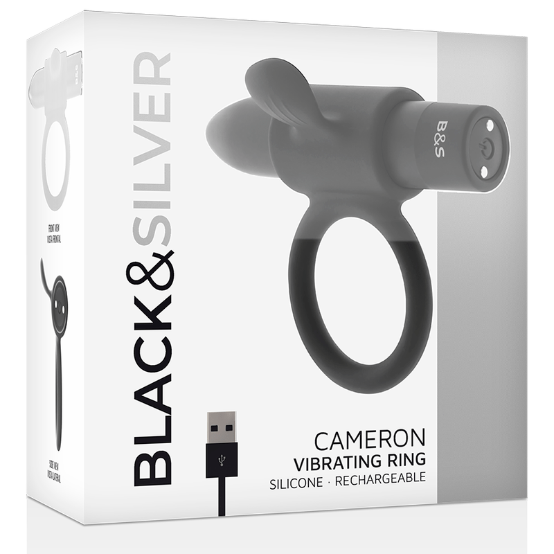 BLACKSILVER – BAGUE RECHARGEABLE CAMERON NOIR