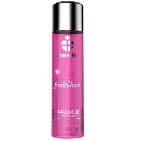 SWEDE – FRUITY LOVE EFFET CHAUFFANT HUILE DE MASSAGE PAMPLEMOUSSE ROSE À LA MANGUE 60 ML