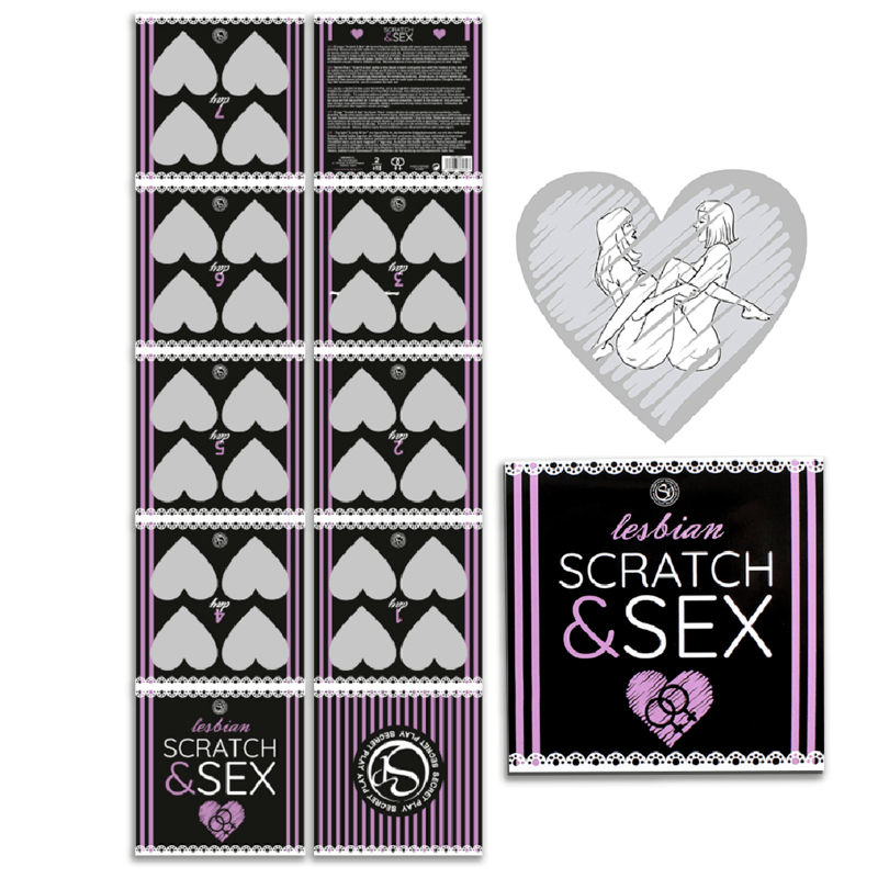 SECRETPLAY – JEU DE SCRATCH ET DE SEXE POUR COUPLES POSITIONS LESBIENNES (ES/EN/FR/PT/DE)