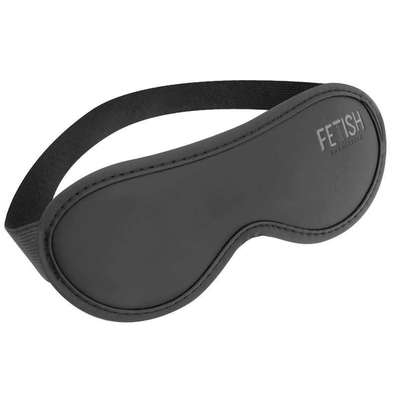 FETISH SUBMISSIVE – MASQUE EN CUIR VÉGAN II AVEC DOUBLURE EN NOPRÈNE