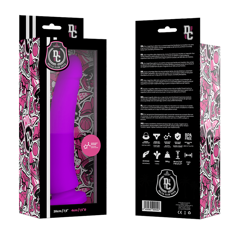 DELTA CLUB – TOYS GODE MÉDICAL LILAS SILICONE 20 CM -O- 4 CM