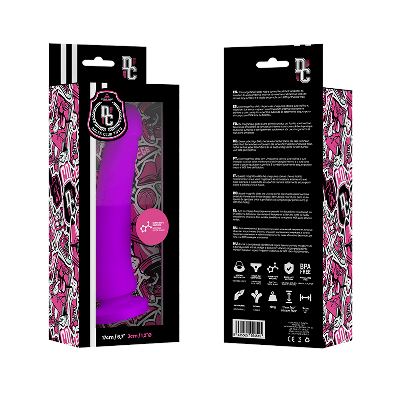 DELTA CLUB – TOYS GODE MÉDICAL LILAS SILICONE 17 CM -O- 3 CM
