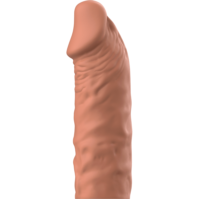 VIRILXL – EXTENSION DE PÉNIS MARRON EN SILICONE LIQUIDE V5