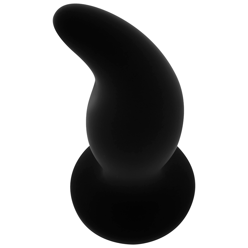 OHMAMA – PLUG ANAL EN SILICONE COURBÉ POINT P 12 CM