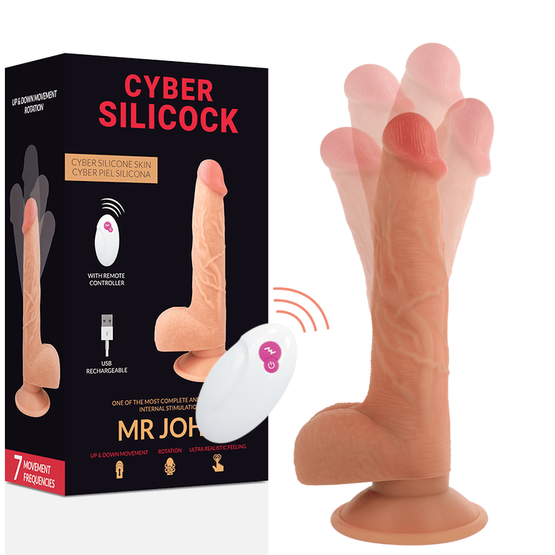 CYBER SILICOCK – TÉLÉCOMMANDE RÉALISTE MR JOHN 23.88 CM -O- 4.3 CM