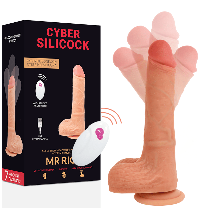 CYBER SILICOCK – TÉLÉCOMMANDE RÉALISTE MR RICK 20.9 CM -O- 4 CM