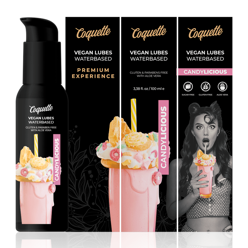COQUETTE CHIC DESIRE – LUBRIFIANT VÉGAN CANDYLICIOUS PREMIUM EXPERIENCE 100ML