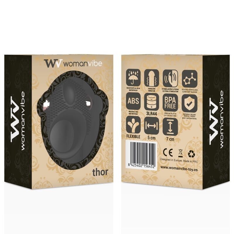 WOMANVIBE – ANNEAU VIBRATEUR EN SILICONE VIBE THOR