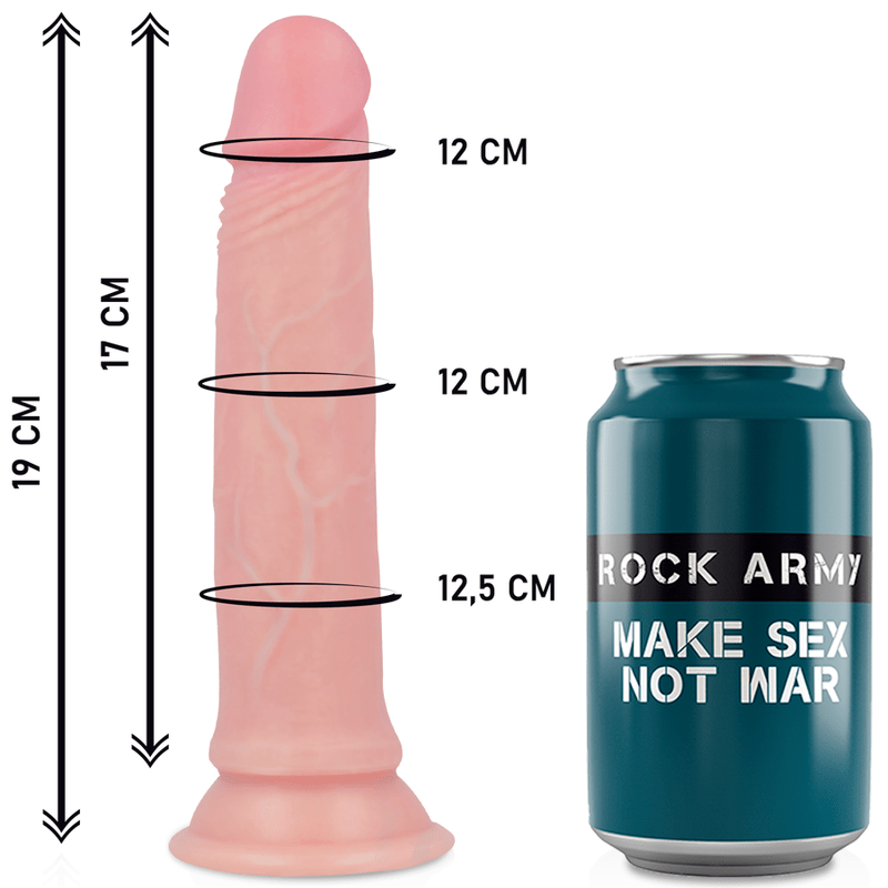 ROCKARMY – HARNAIS + GODE EN SILICONE LIQUIDE PREMIUM AVENGER 19 CM -O- 3.98 CM