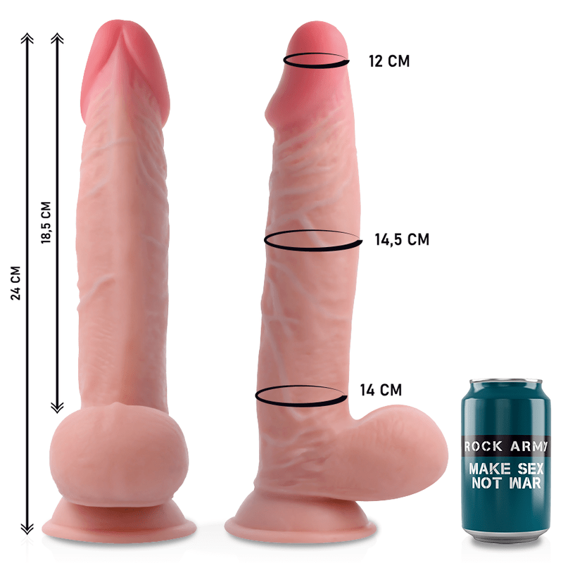 ROCKARMY – HARNAIS + SHERMAN DOUBLE DENSITÉ 24 CM -O- 4.62 CM