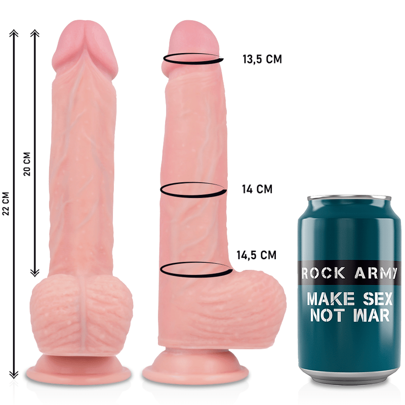 ROCKARMY – HARNAIS + VIBRATEUR SILICONE LIQUIDE PREMIUM TÉLÉCOMMANDE APACHE 20.5 CM -O- 4.62 CM