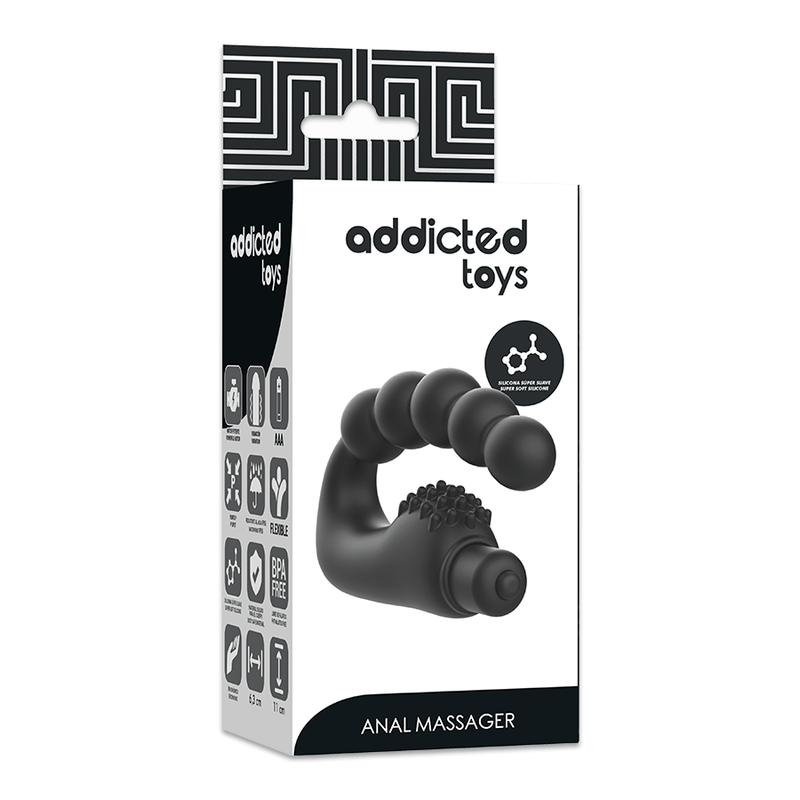 ADDICTED TOYS – MASSEUR ANAL PROSTATIQUE AVEC VIBRATION