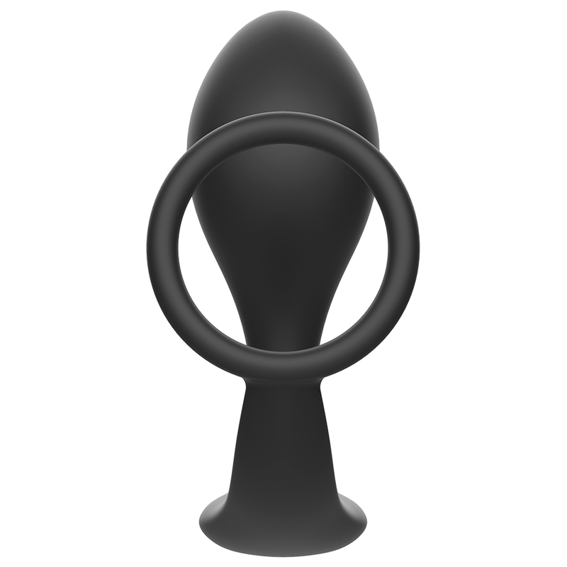 ADDICTED TOYS – PLUG ANAL AVEC ANNEAU EN SILICONE NOIR