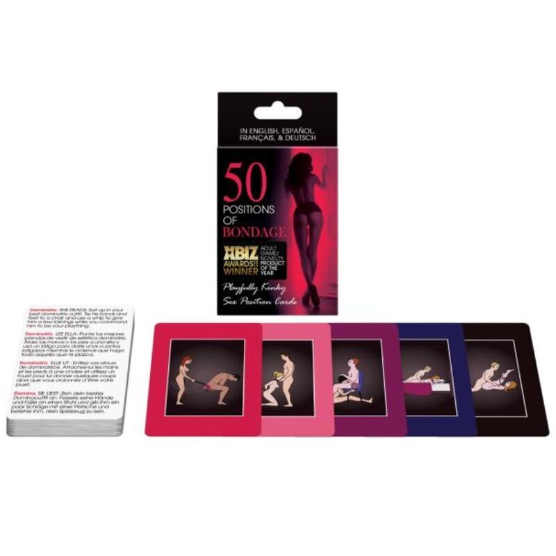 KHEPER GAMES – 50 POSITIONS DE CARTES BONDAGE