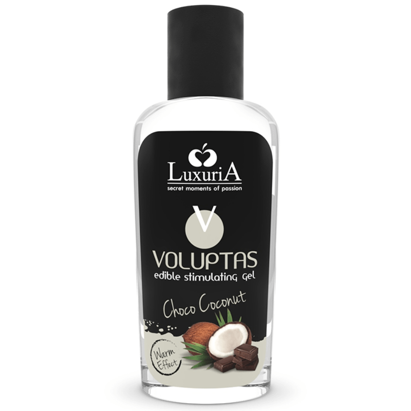 INTIMATELINE LUXURIA – VOLUPTAS GEL DE MASSAGE COMESTIBLE EFFET CHAUFFANT – NOIX DE COCO ET CRÈME 100 ML
