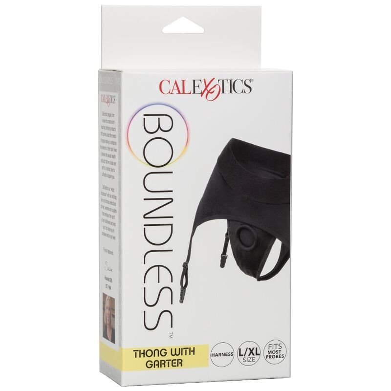 CALEXOTICS – BOUNDLESS STRING AVEC JARRETIÈRE L/XL