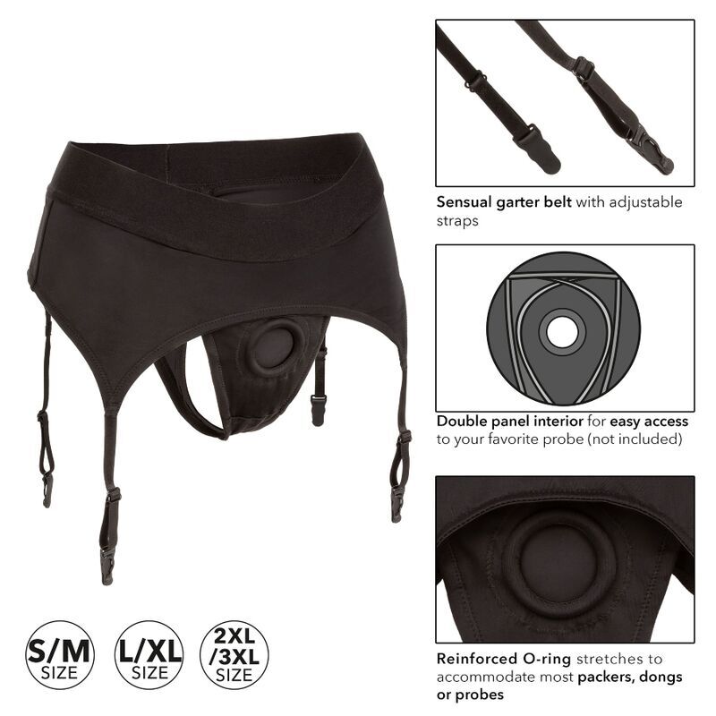 CALEXOTICS – BOUNDLESS STRING AVEC JARRETIÈRE L/XL