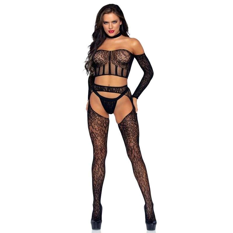 LEG AVENUE – ENSEMBLE TROIS PIÈCES TAILLE UNIQUE