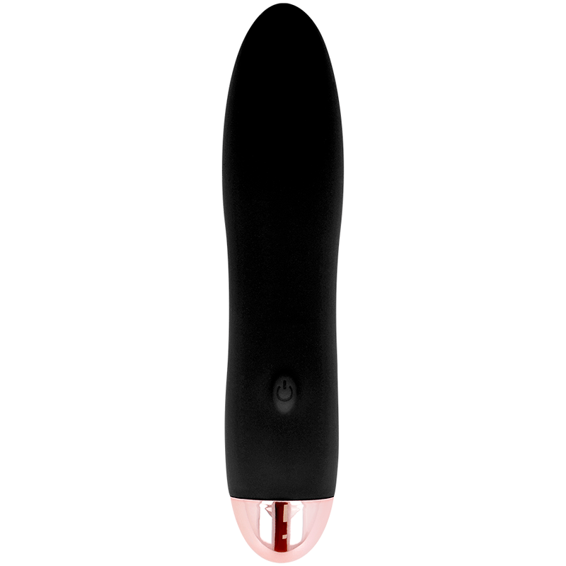 DOLCE VITA – VIBRATEUR RECHARGEABLE QUATRE NOIR 7 VITESSES