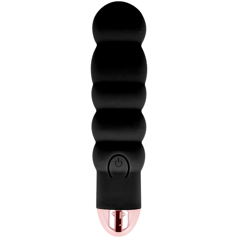 DOLCE VITA – VIBRATEUR RECHARGEABLE SIX NOIR 7 VITESSES