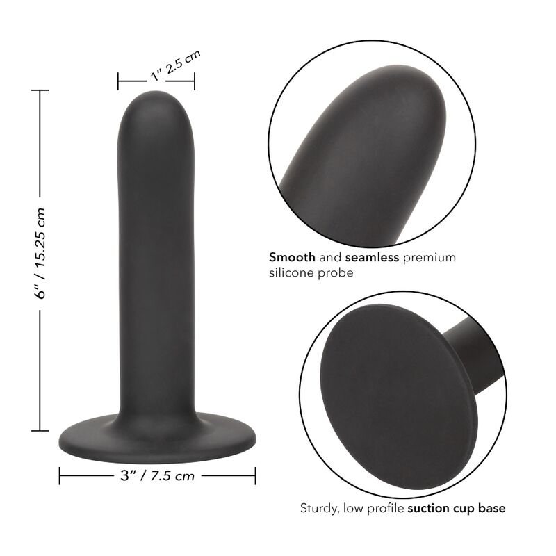 CALEXOTICS – BOUNDLESS DILDO 15.25 CM COMPATIBLE HARNAIS LISSE