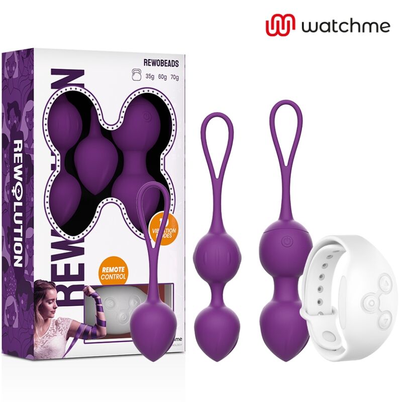 REWOLUTION – REWOBEADS BALLES VIBRANTES TÉLÉCOMMANDE AVEC TECHNOLOGIE WATCHME