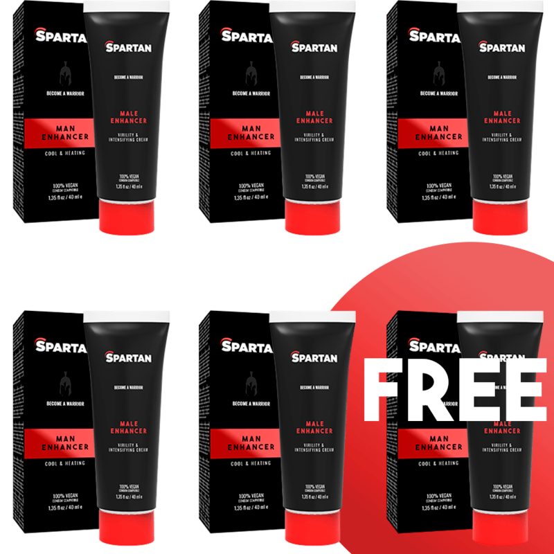 SPARTAN – GEL DERECCION-ORGASMO-DURACION DE PAREJA 100% VEGANO 5+1 GRATUIT