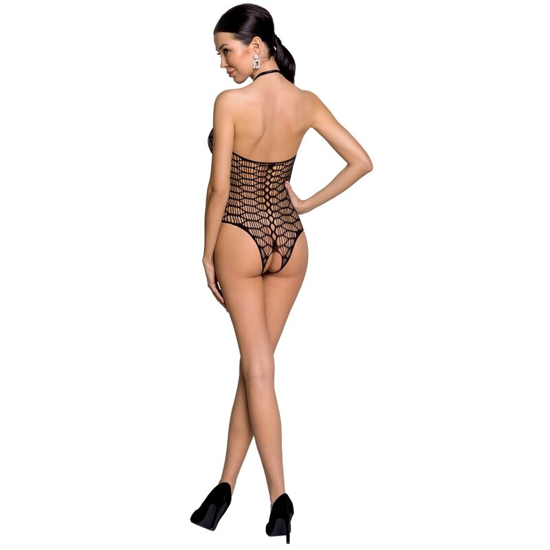 PASSION – FEMME BS087 BODYSTOCKING NOIR TAILLE UNIQUE