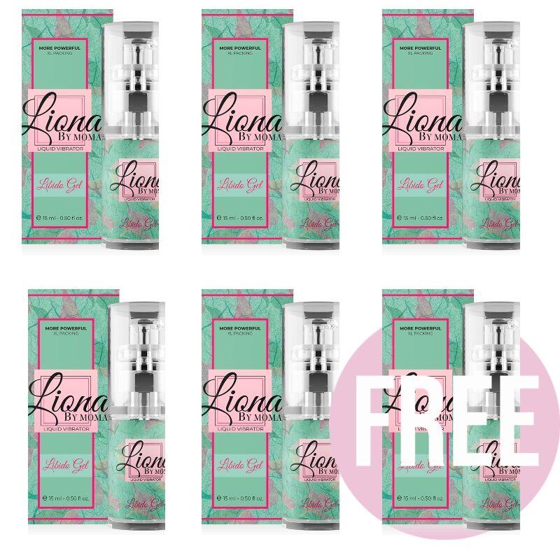 LIONA BY MOMA – VIBRATEUR LIQUIDE GEL LIBIDO 15 ML 5+1 OFFERT