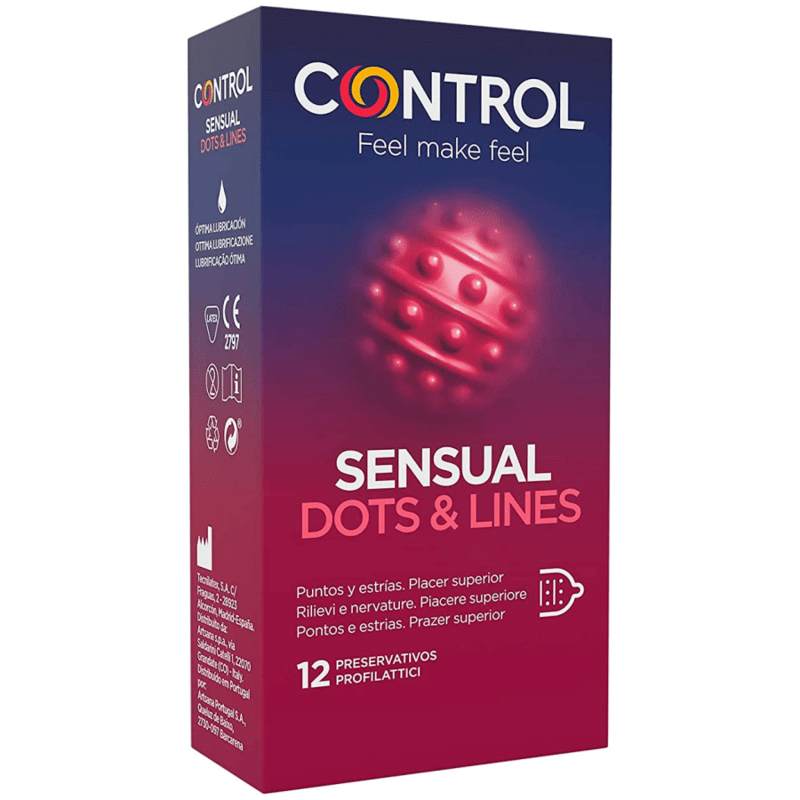 CONTROL – POINTS  LIGNES SENSUELLES POINTS ET VERGETURES 12 UNITÉS