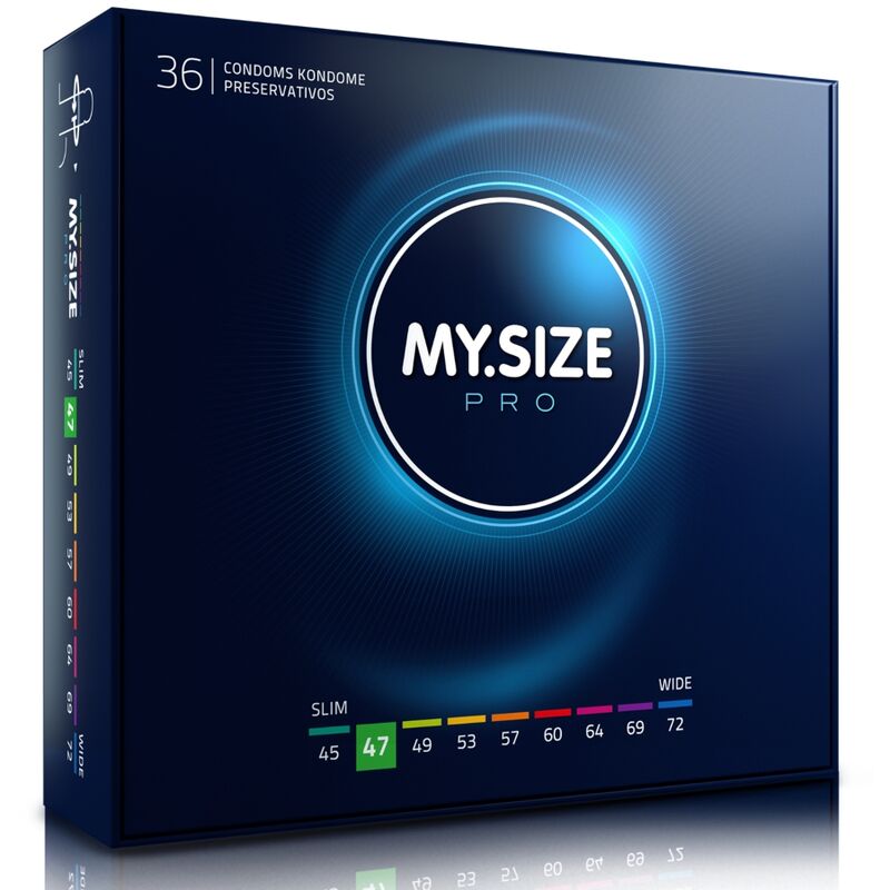 MY SIZE – PRO PRÉSERVATIFS 47 MM 36 UNITÉS