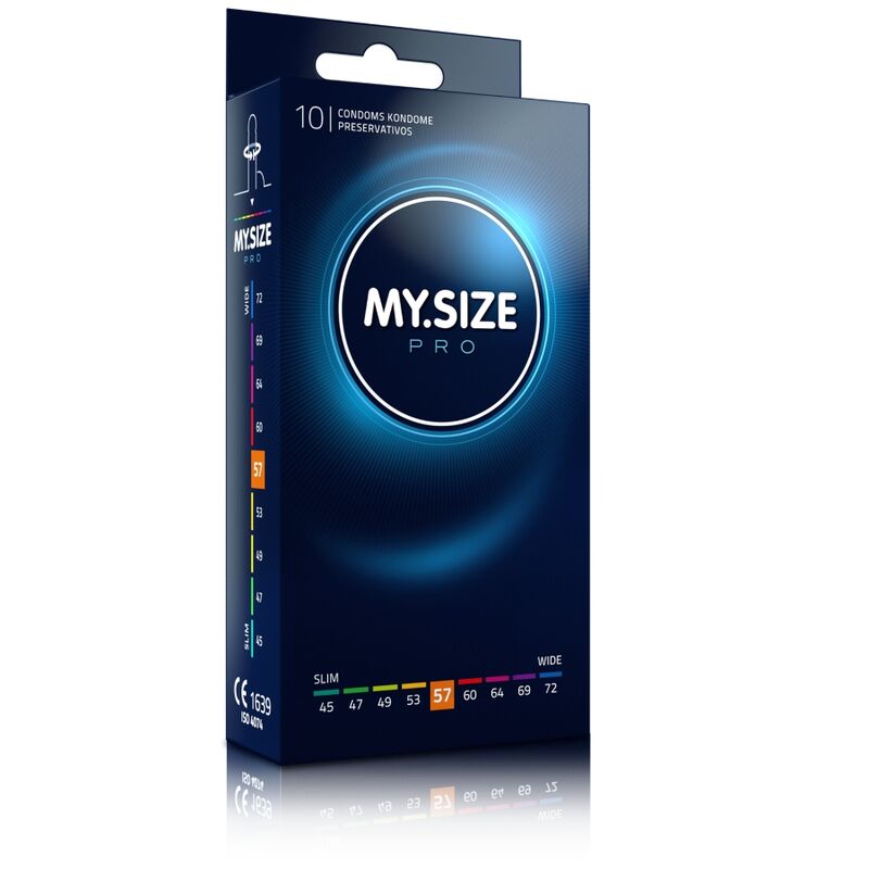MY SIZE – PRO PRÉSERVATIFS 57 MM 10 UNITÉS