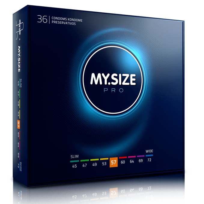 MY SIZE – PRO PRÉSERVATIFS 57 MM 36 UNITÉS