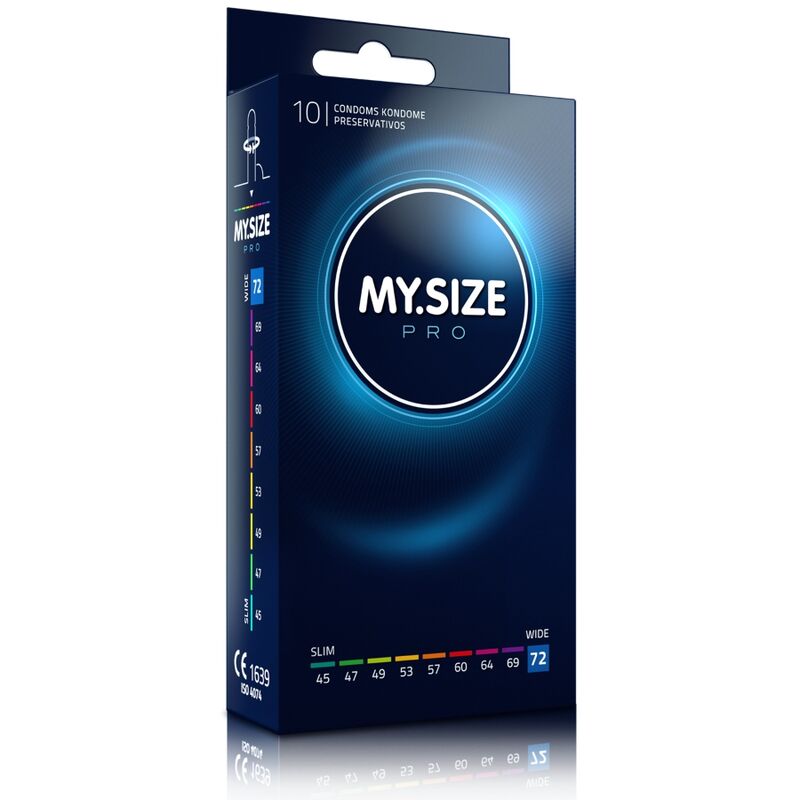 MY SIZE – PRO PRÉSERVATIFS 72 MM 10 UNITÉS