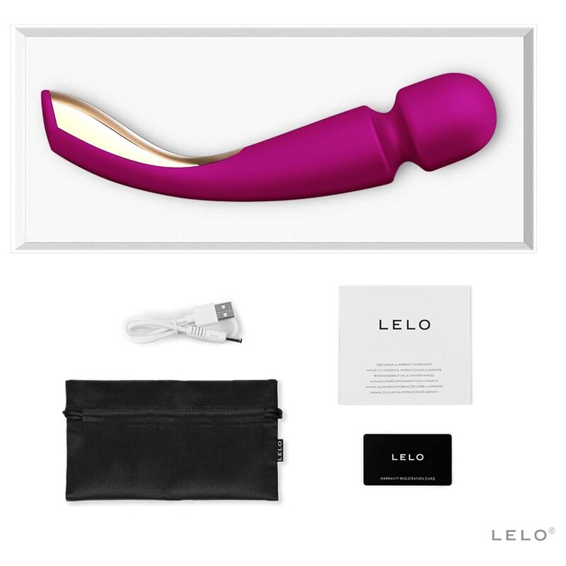 LELO – SMART WAND MEDIUM 2 MASSEUR ROSE PROFONDE