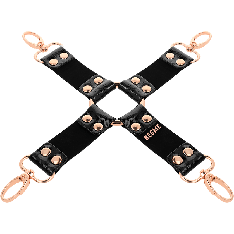 BEGME – BLACK EDITION CRAVATE EN CUIR VEGAN
