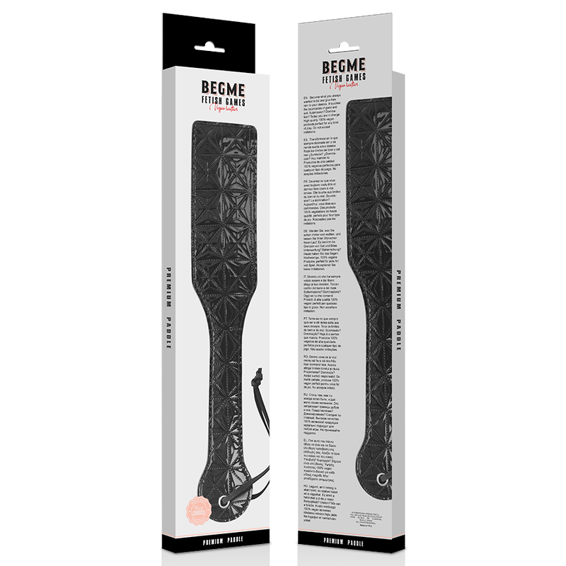 BEGME – PADDLE EN CUIR VÉGÉTALIEN ÉDITION NOIRE