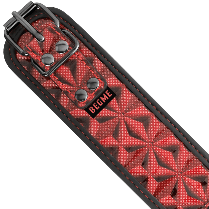 BEGME – COLLIER ÉDITION ROUGE AVEC PINCES  TÉLÉMON AVEC DOUBLURE EN NÉOPRÈNE