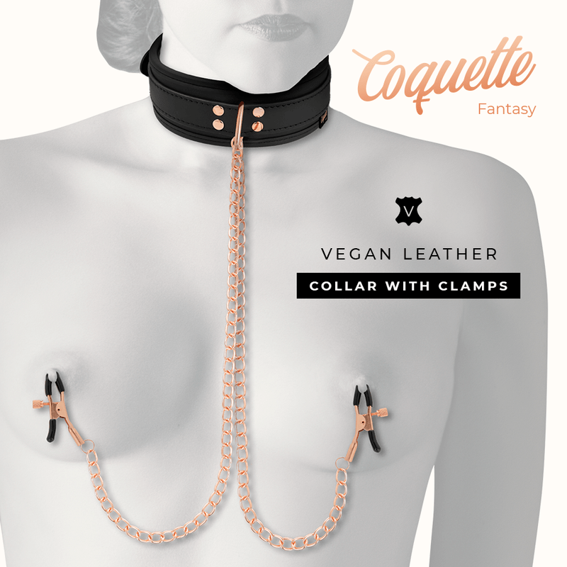 COQUETTE CHIC DESIRE – COLLIER PINCE TIP FANTAISIE AVEC DOUBLURE EN NÉOPRÈNE