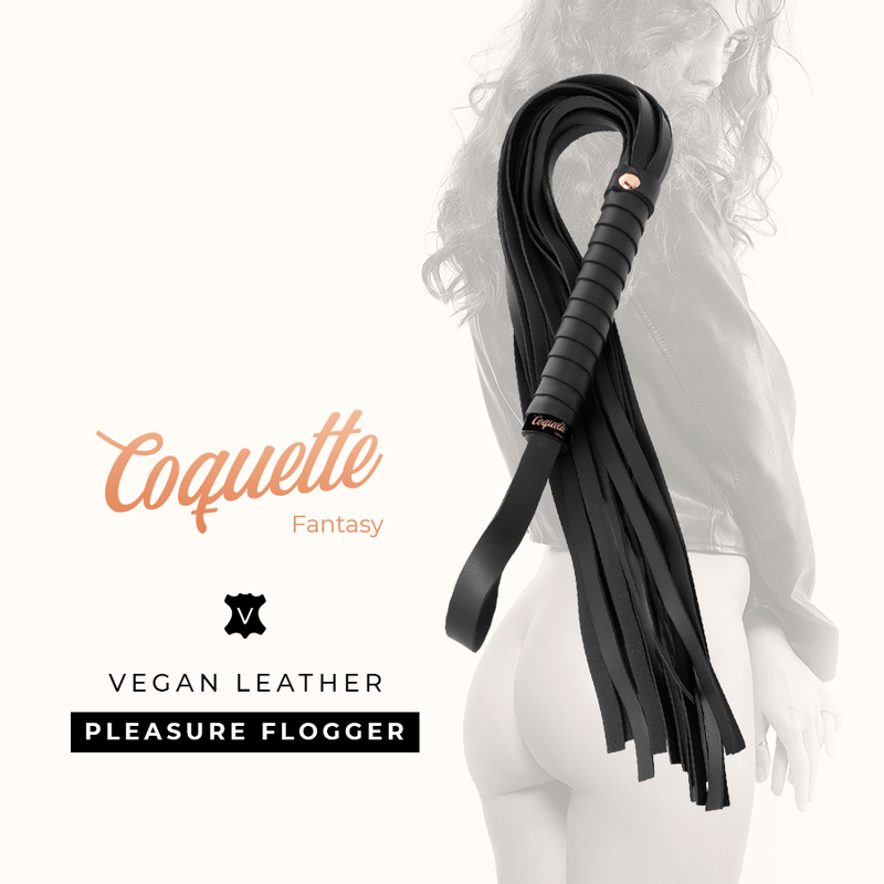 COQUETTE CHIC DESIRE – FOUET FANTAISIE EN CUIR VÉGAN